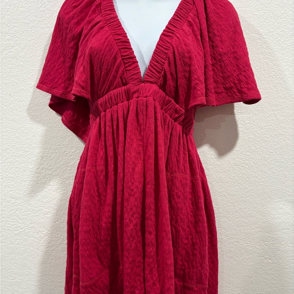 Free People Beach Romper Size XS W/ Pockets